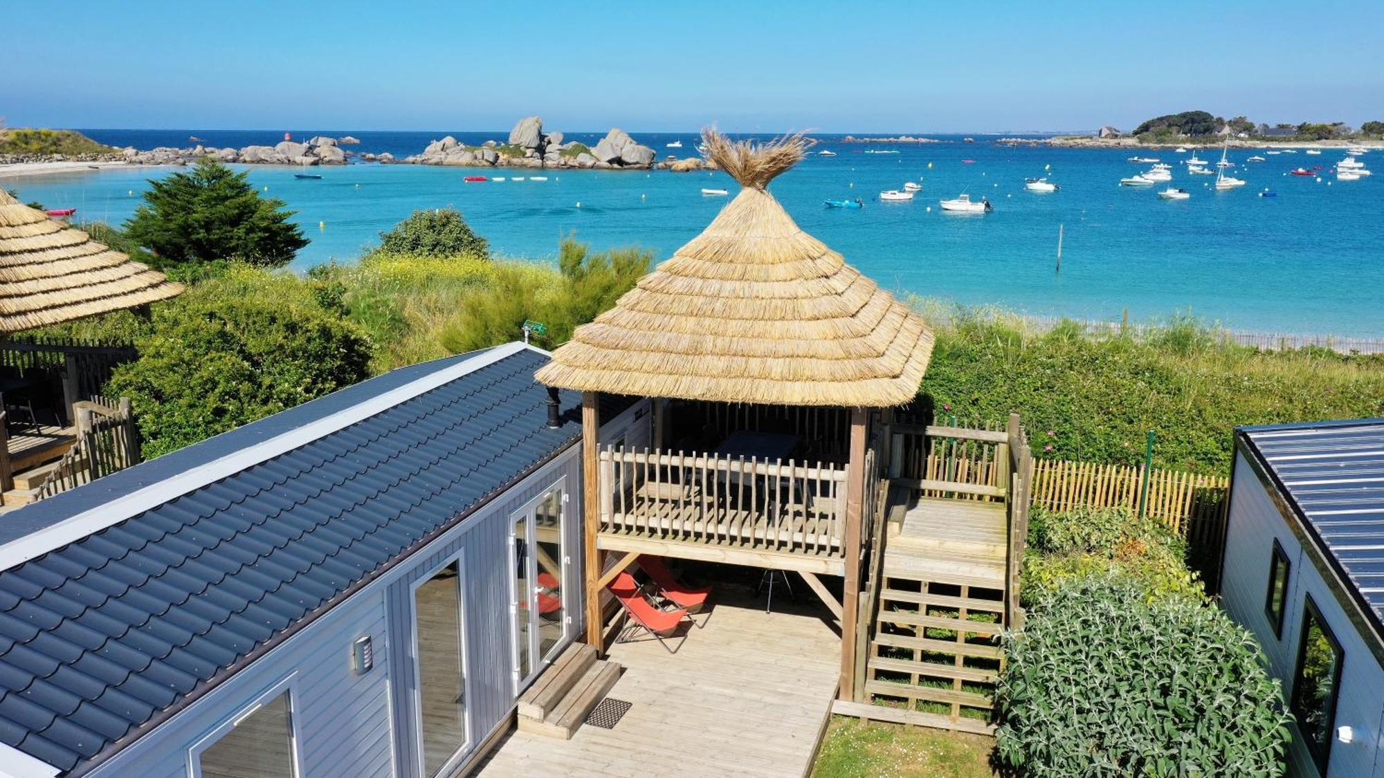 Camping De La Cote Des Legendes 布里尼奥冈普拉格 外观 照片